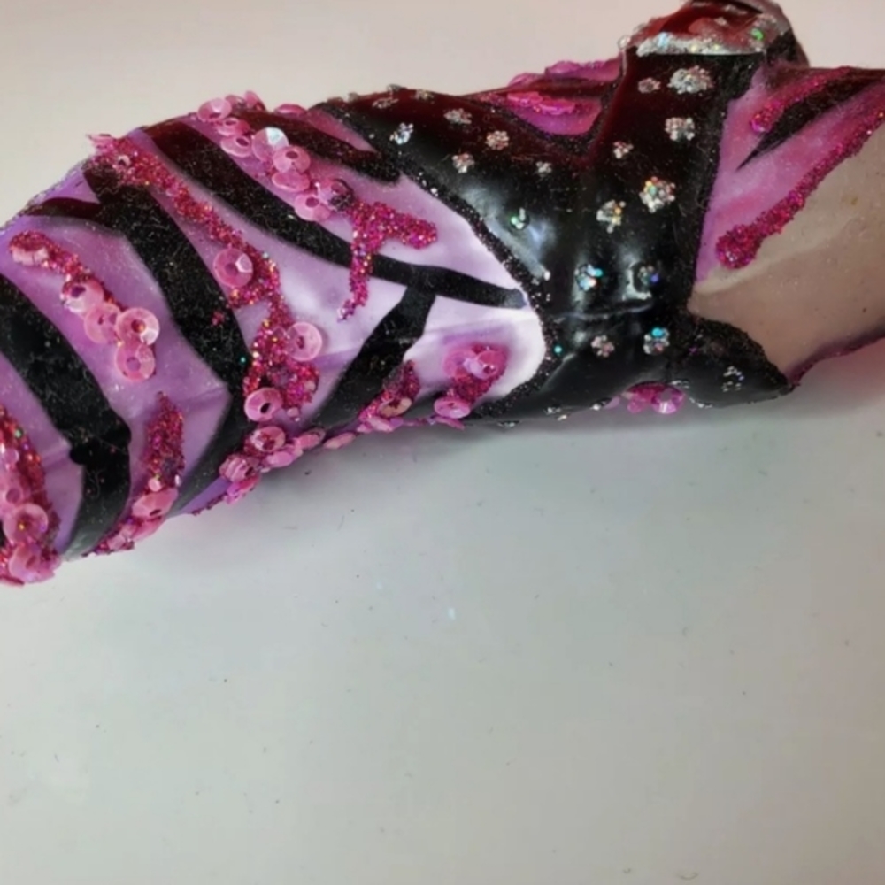 WOMENS HIGH HEEL/STILLETTO -North Pole Trading Company Glass Ornament Christmas - Picture 3 of 4